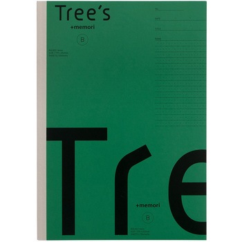 ノート Tree's セミB5 プラスメモリ罫 日本ノート