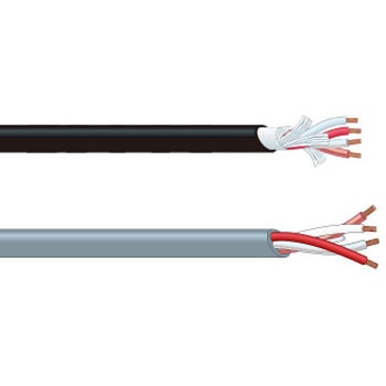 4S6 100M灰 スピーカケーブル4心 カナレ電気 灰色 全長100m外径6.4mm