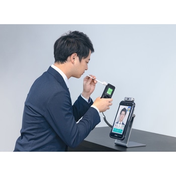顔認証据置型+アルコールチェッカーセット アイリスオーヤマ