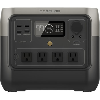 ZMR620-B-JP EcoFlowRIVER2Pro EcoFlow(エコフロー) バッテリー容量768Wh 寸法269×259×226mm  ZMR620-B-JP - 【通販モノタロウ】