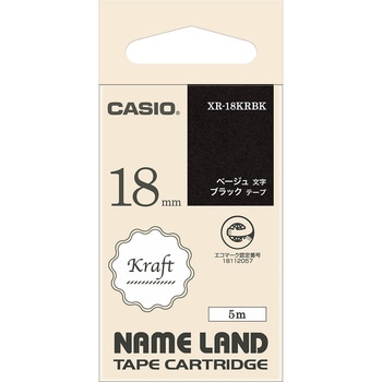 NAME LAND テープ18mm幅クラフトテープ カシオ計算機