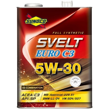 スノコ Svelt Euro C3 5W30 日本サン石油 ガソリン/ディーゼル用