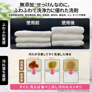 激落ちくん無添加液体洗濯せっけん LEC(レック)