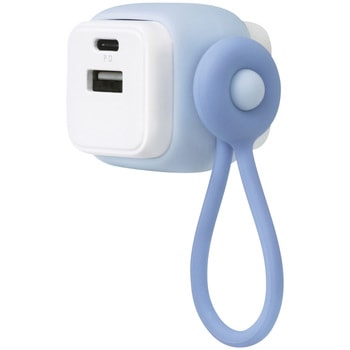 USB充電器 USB-A&C ケーブルリング付ユートリムエル SONIC(ソニック・文具)