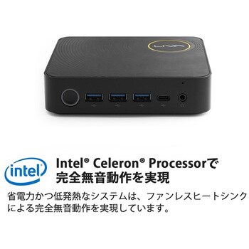 LIVAZ-4/64-W10Pro(N3350) 超小型デスクトップパソコン LIVA Zシリーズ