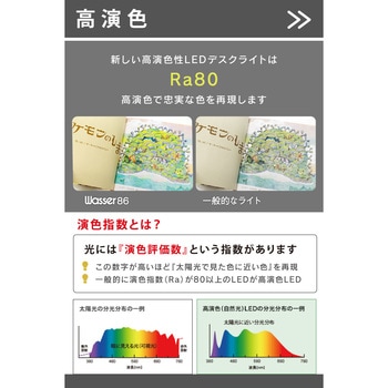wasser86 ペン立て付き卓上LEDライト 大河商事