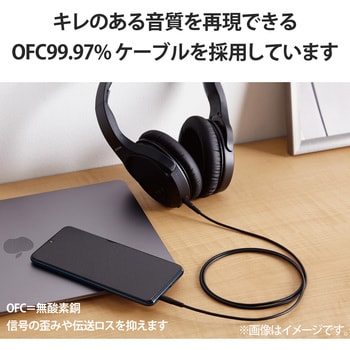 AX-35MY15BK ステレオミニプラグ AUX オーディオケーブル Φ3.5mm