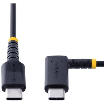 USBケーブル/USB-C - USB-C/USB 2.0/L型 右向き/USB PD 対応/急速充電
