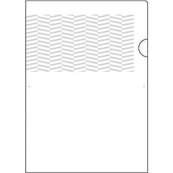 GB2471 紙製トリック!クリアフォルダ パターン小 1箱(100枚) ヒサゴ