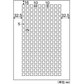 OP3017N ミニ角シール ヒサゴ 180(10×18) 四角 サイズA4 OP3017N