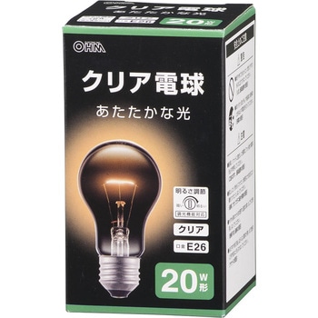 クリア電球 オーム電機