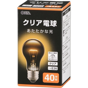 クリア電球 オーム電機