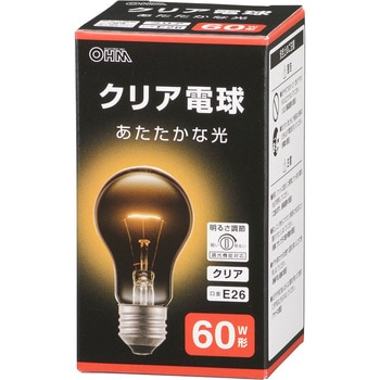 クリア電球 オーム電機