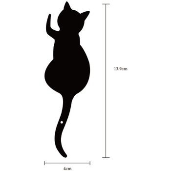 黒猫尻尾フック 3匹セット トライメイト
