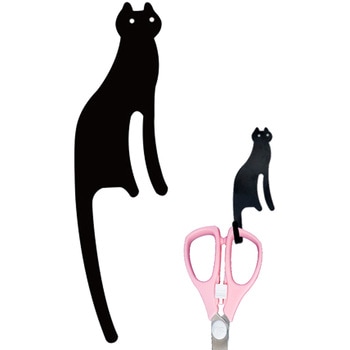 黒猫尻尾フック 3匹セット トライメイト