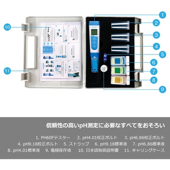 PH60F 多機能シリーズ フラット型pH計 微量液滴から固体表面測定まで Apera Instruments(アペラインスツルメンツ)
