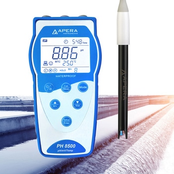 PH8500-WW データ管理機能付き 廃水・懸濁液・土壌懸濁液・環境観察など向け ポータブル式pH計 LabSen 333標準付属 Apera Instruments(アペラインスツルメンツ)