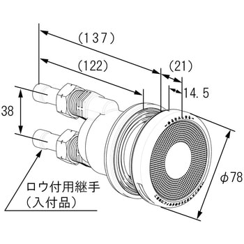 JX-SS35 循環アダプター JX-SS35 1個 ノーリツ 【通販モノタロウ】