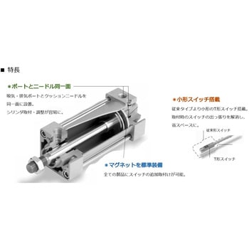 タイロッド形シリンダ SCGシリーズ(SCG-00-63B～)