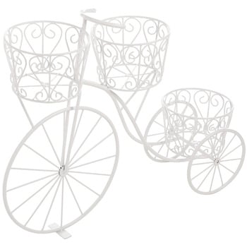季節装飾(春の花飾り用)自転車プランタースタンド ストア・エキスプレス