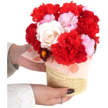 季節装飾(春の花)バリューカーネーションローズアレンジ(造花) ストア・エキスプレス