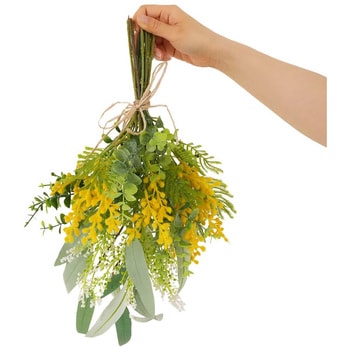 季節装飾(春の花)ミモザスワッグ(造花)長さ50cm ストア・エキスプレス
