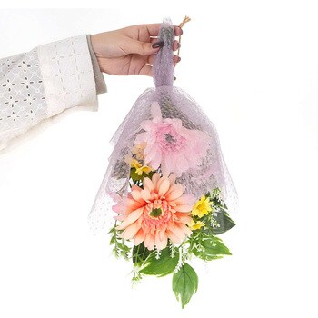 季節装飾(春の花)ガーベラスワッグ(造花)長さ40cm ストア・エキスプレス