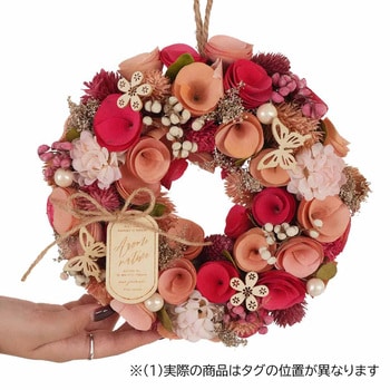 季節装飾(春の花)母の日ナチュラルリース(造花) ストア・エキスプレス