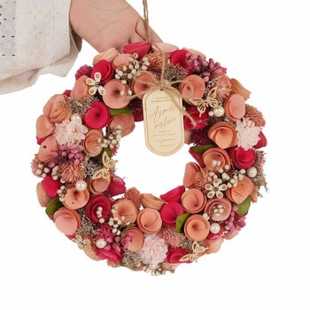 季節装飾(春の花)母の日ナチュラルリース(造花) ストア・エキスプレス