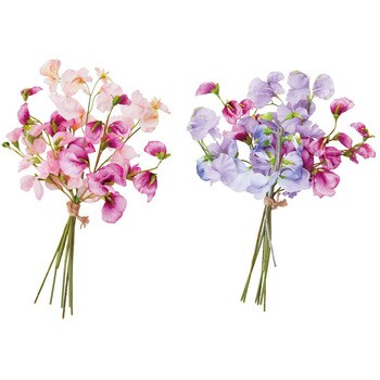 季節装飾(春の花)スイートピーバンドル(造花)長さ35cm ストア・エキスプレス