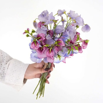 季節装飾(春の花)スイートピーバンドル(造花)長さ35cm ストア・エキスプレス