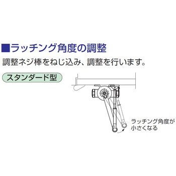 ドアクローザ 700シリーズ スタンダード型(ストップ付) NEW STAR(日本ドアーチェック製造)