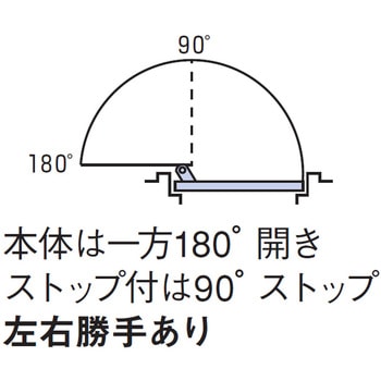 フロアヒンジ 2000シリーズ ストップ切替型 NEW STAR(日本ドアーチェック製造)