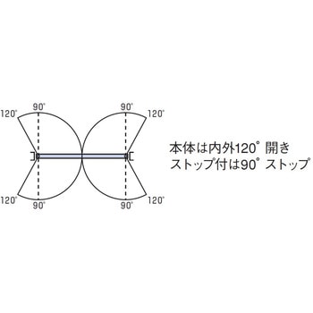 防浸形フロアヒンジ 1300シリーズ ストップなし NEW STAR(日本ドアーチェック製造)