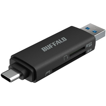 Type-C/Type-A接続 USB3.2 Type-Cカードリーダー BUFFALO(バッファロー)