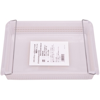 スタックトレーメタルハンド付 浅型小 伊藤忠リーテイルリンク