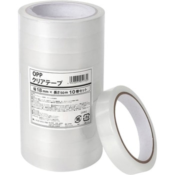 OPPクリアテープ 10巻セット 伊藤忠リーテイルリンク