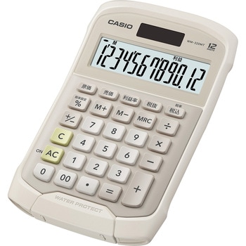 ミニジャストサイズ ベージュ カシオ計算機