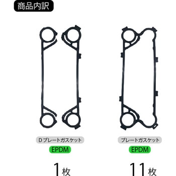 プレート式熱交換器用ガスケット EPDM 日阪製作所