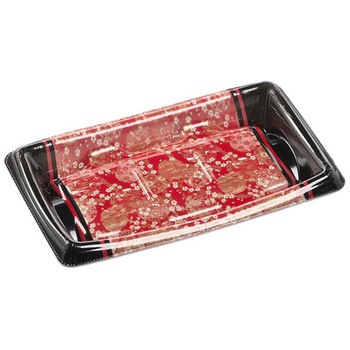 20-12平ヨコ はな和紙赤 MTD 本体 エフピコ 12965866