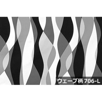 OXプリント 706ウェーブ 生地 アルテモンド