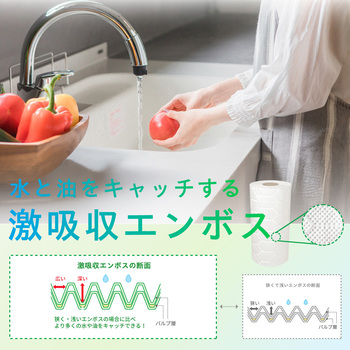 ネピア激吸収キッチンタオル 王子ネピア