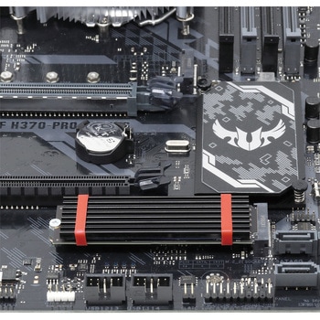 M.2 SSD用ヒートシンクセット ブラック アイネックス