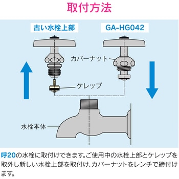 これエエやん 水栓上部 固定コマ 交換・補修用 GAONA(ガオナ)