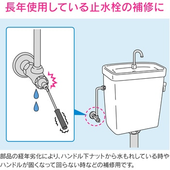 これエエやん D式止水栓上部 固定コマ 交換用 GAONA(ガオナ)
