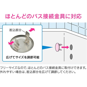これエエやん バス用給湯口カバー 追い焚き配管 フリーサイズ GAONA(ガオナ)
