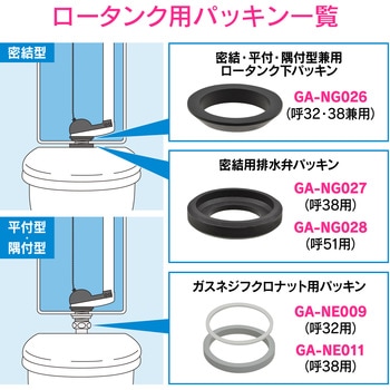 これエエやん 排水弁パッキン トイレ 補修用 GAONA(ガオナ)