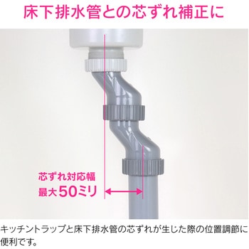 これエエやん 偏芯アダプター キッチン排水 芯ずれ GAONA(ガオナ)