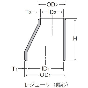 溶接式管継手(ステンレス)偏心レジューサ ベンカン機工
