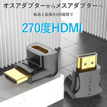 HDMI270度オス-メスアダプター VENTION